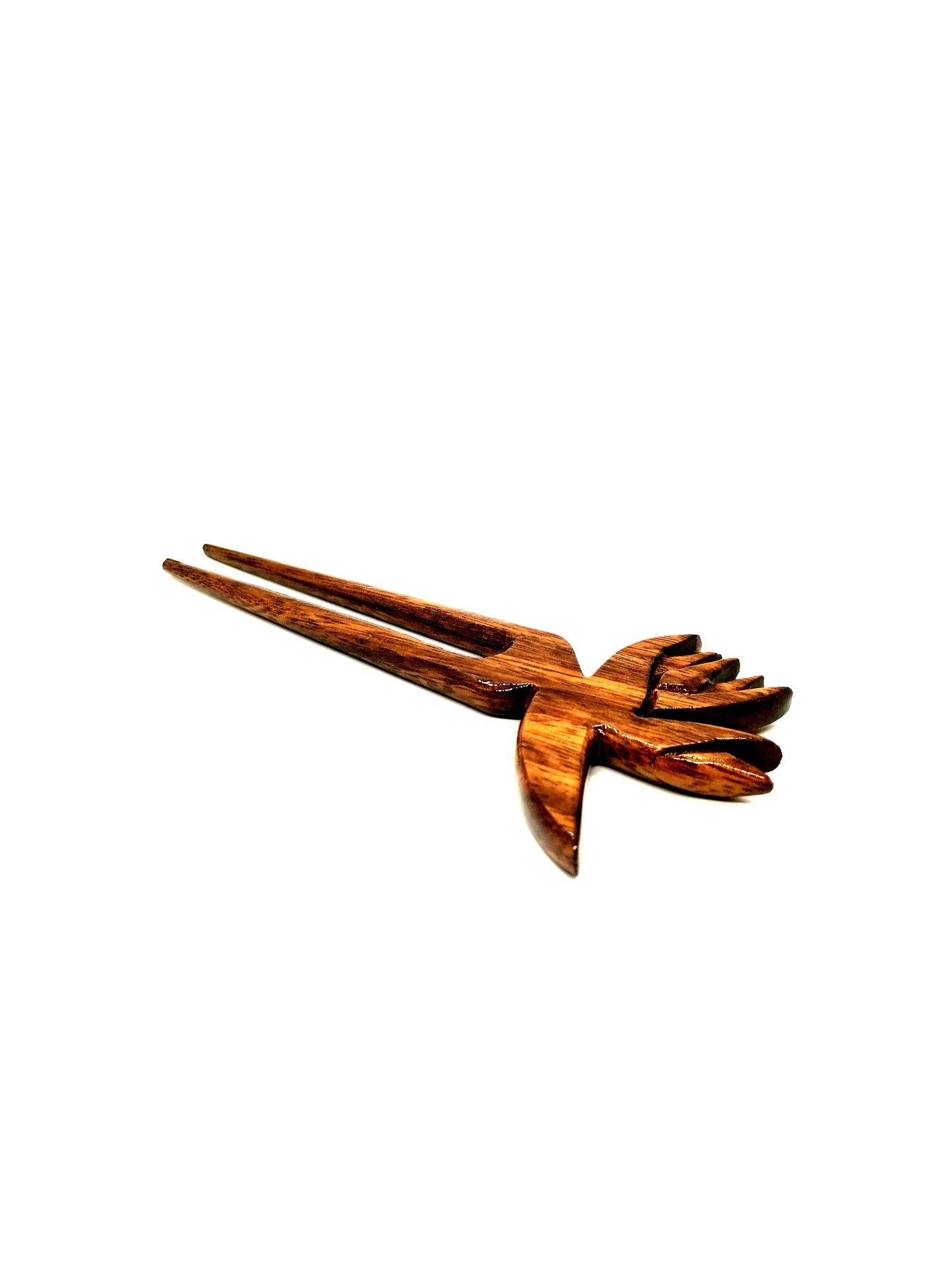 Koa Bird of Paradise 2 Prong