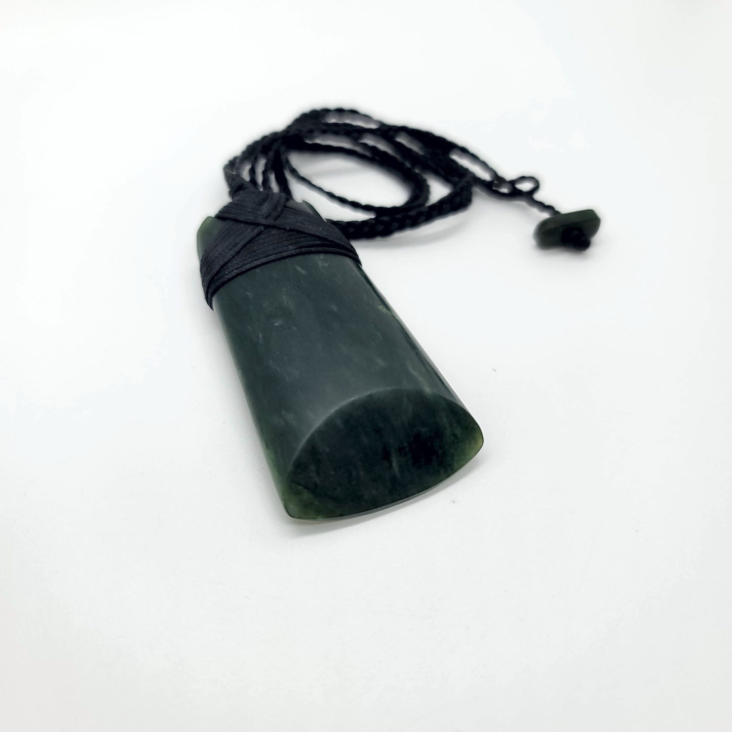 Nephrite Jade Lg Toki w Natrual Finish