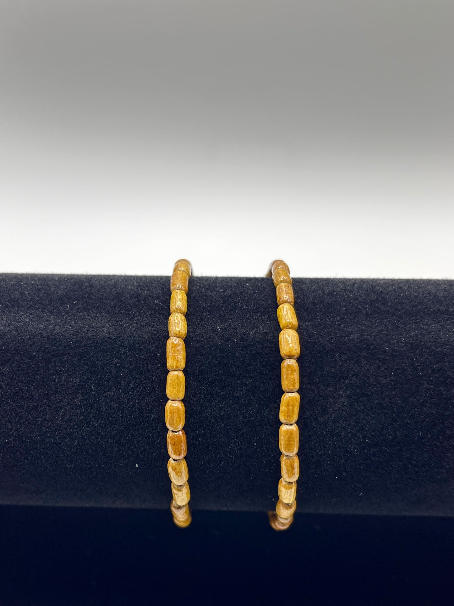 Koa Rice Bead Clasp Bracelet
