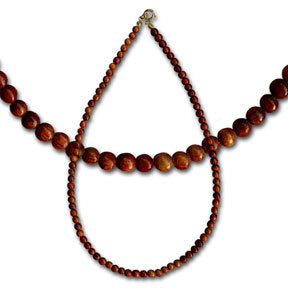 6mm Koa Round Bead Necklace