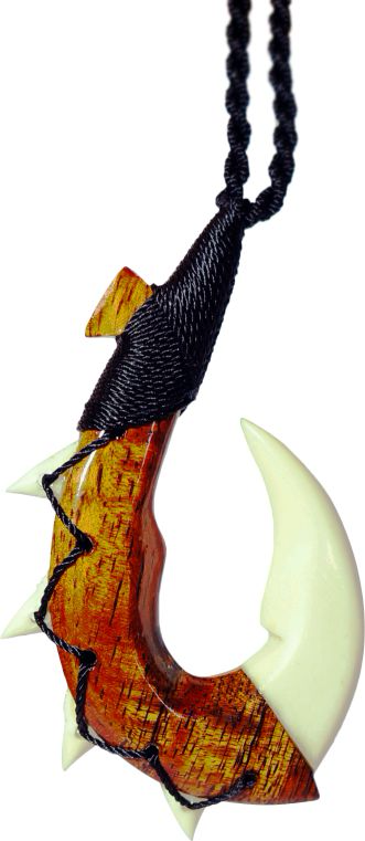 Warrior Koa/Bone Fishhook