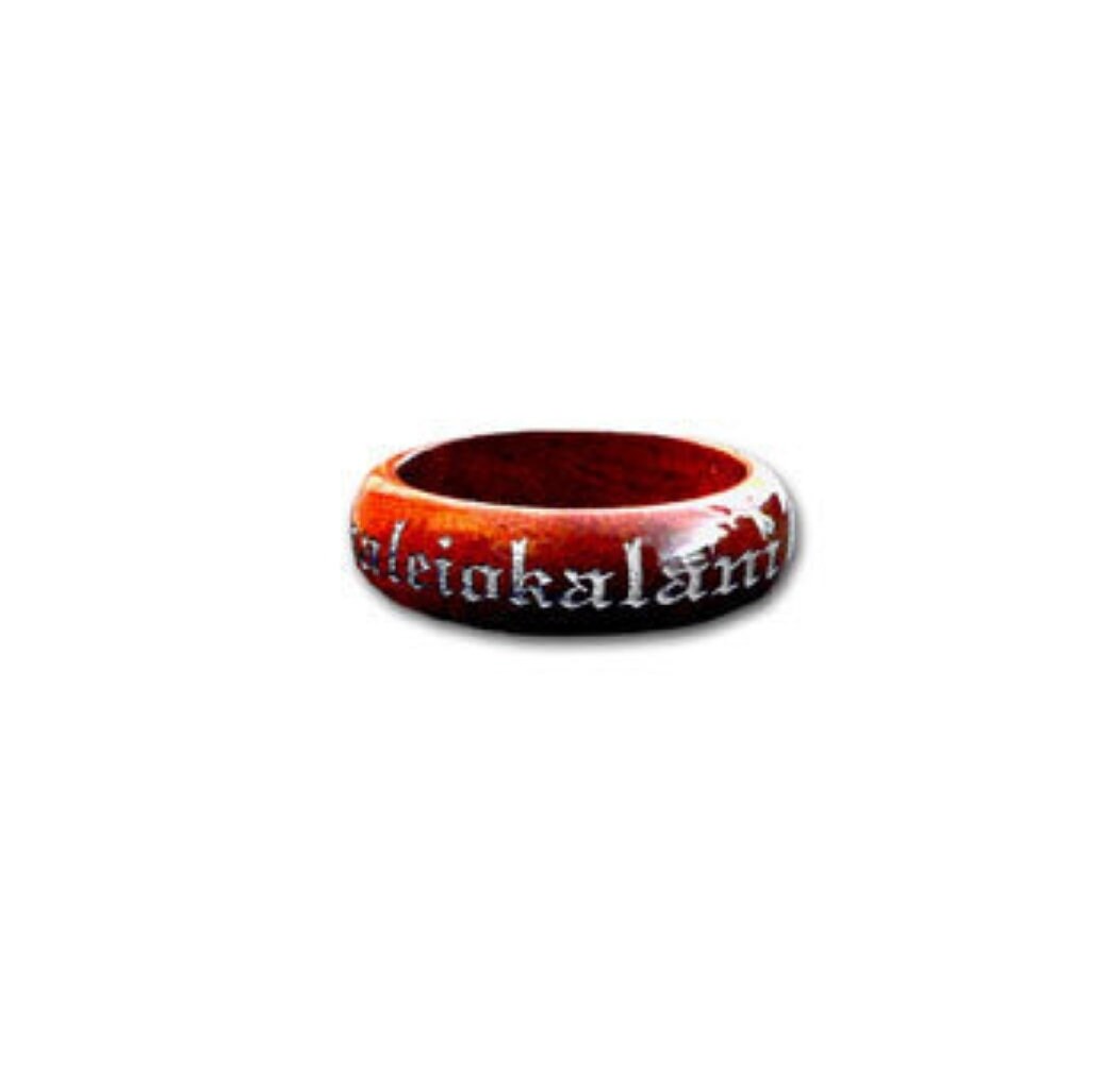 Engraved Koa Wood Keiki Bangles