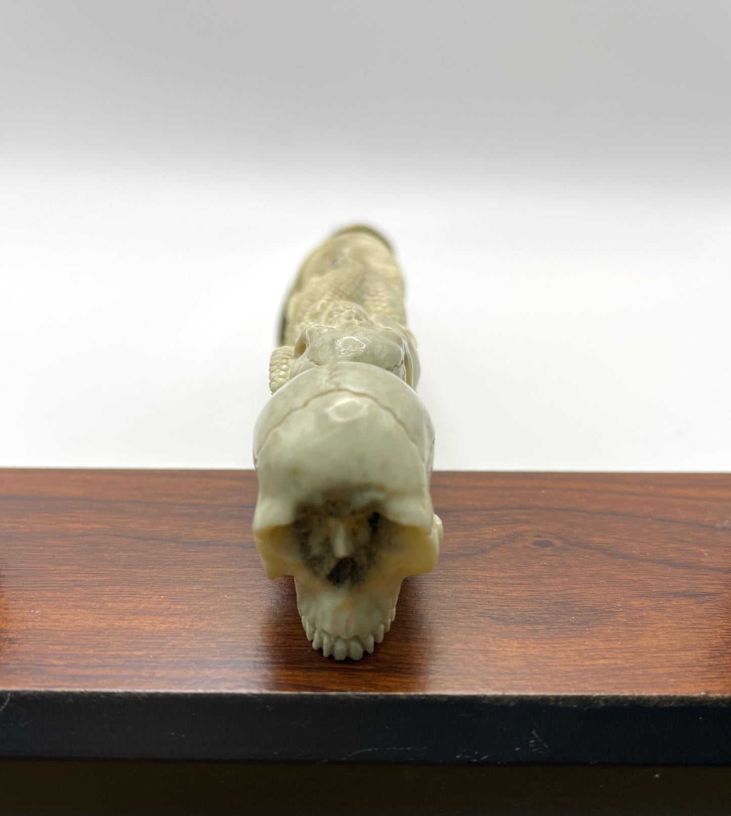 Antler/Damascus Knife “Octopus/Skull”