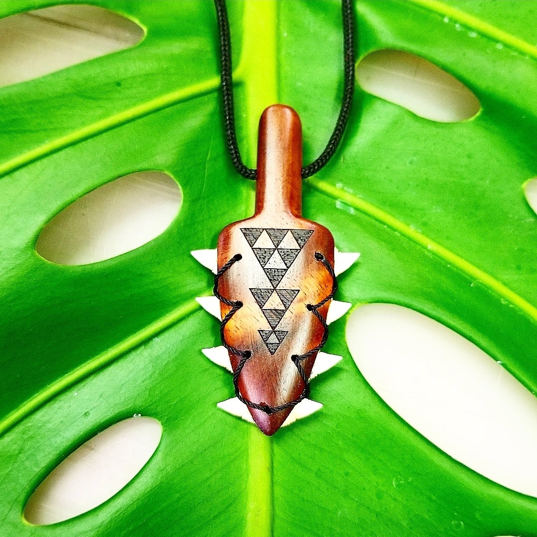 Small Leiomano Pendant Engraved