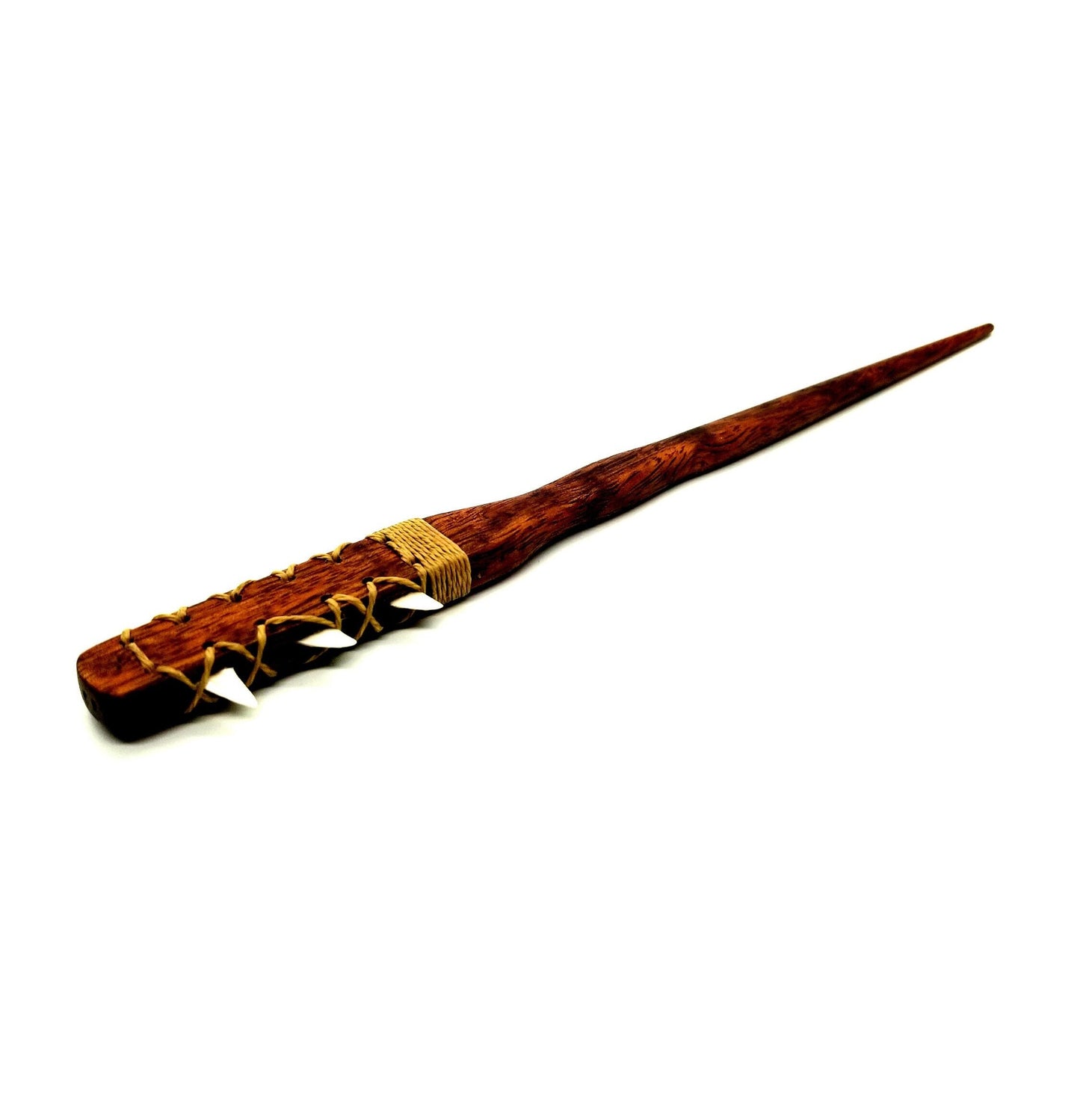 Koa Single Prong w/ Sharks Teeth