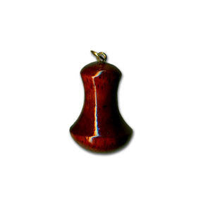 Small Koa Poi Pounder Pendant