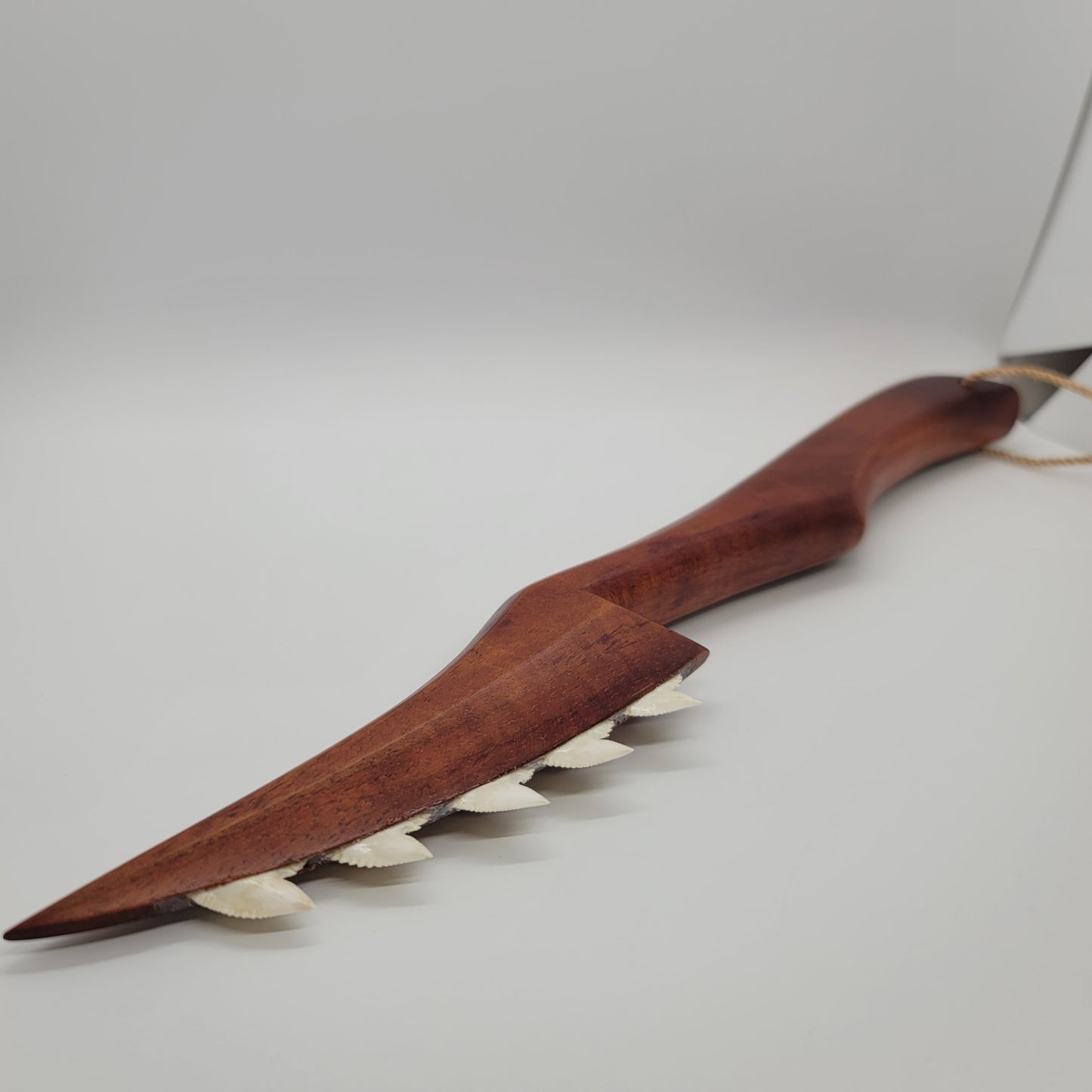 Koa Pahoa Dagger w/ Shark's Teeth