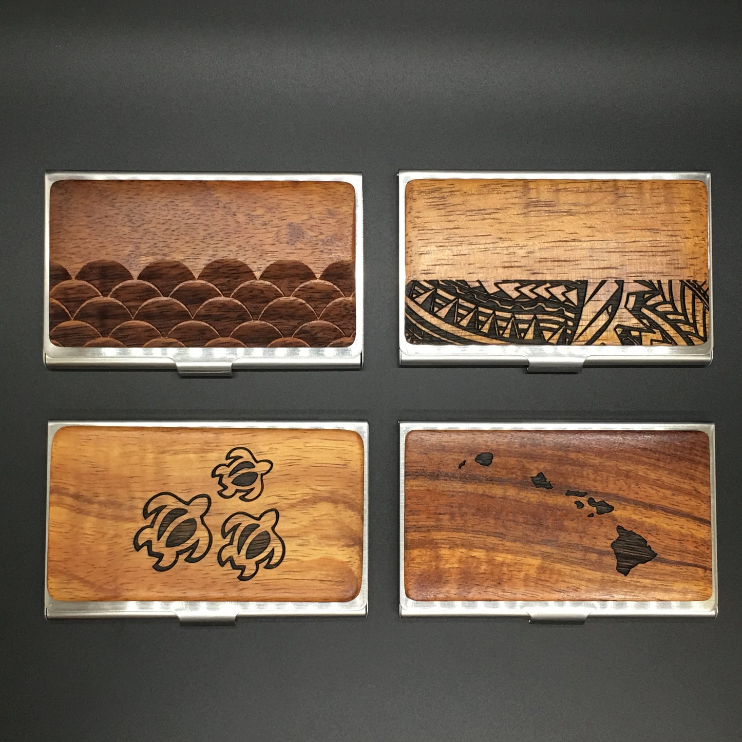 Koa Business Card Case