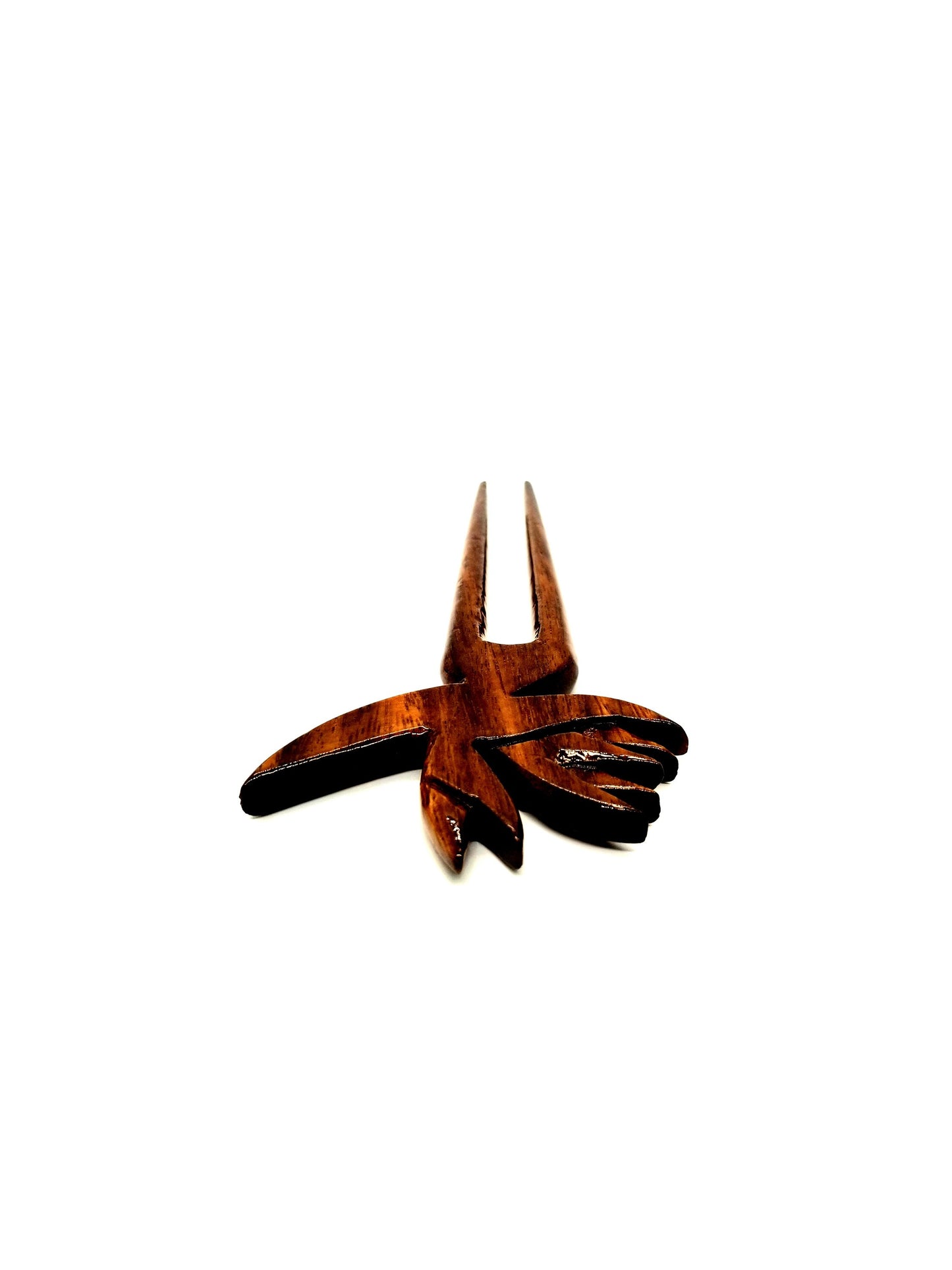 Koa Bird of Paradise 2 Prong