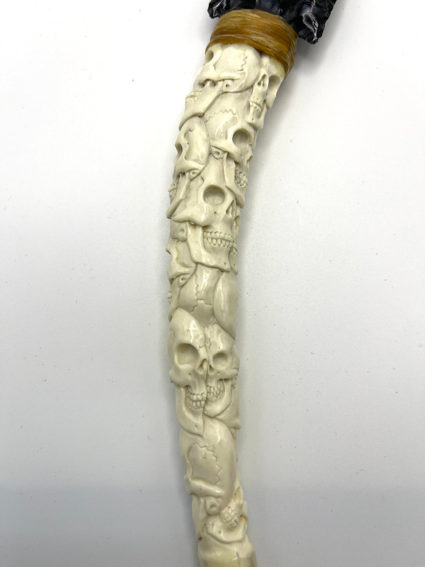 Antler/Obsidian Knife “Skulls”