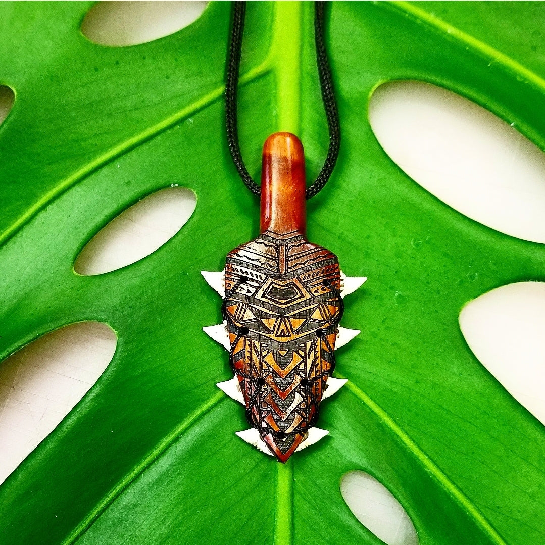Small Leiomano Pendant Engraved