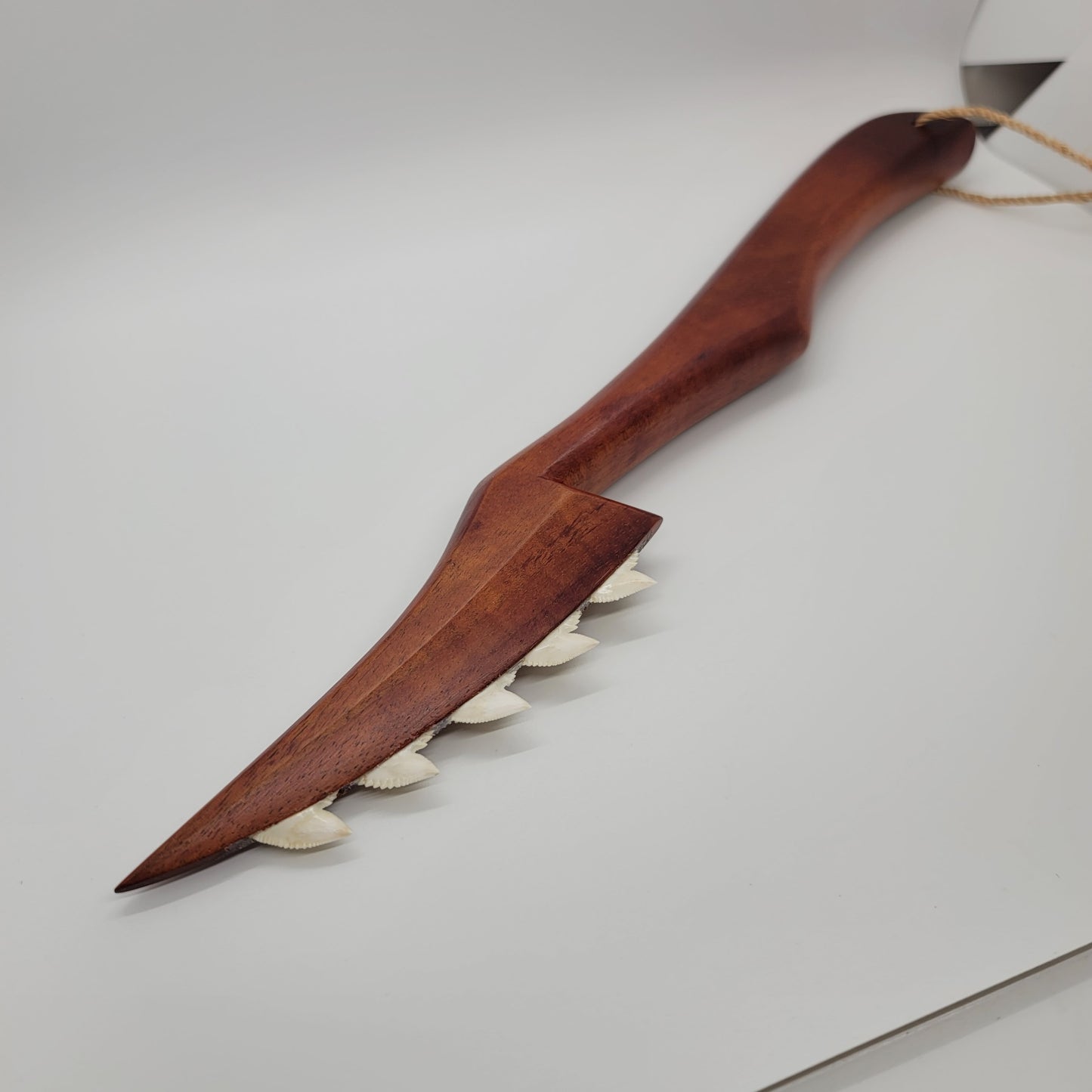 Koa Pahoa Dagger w/ Shark's Teeth
