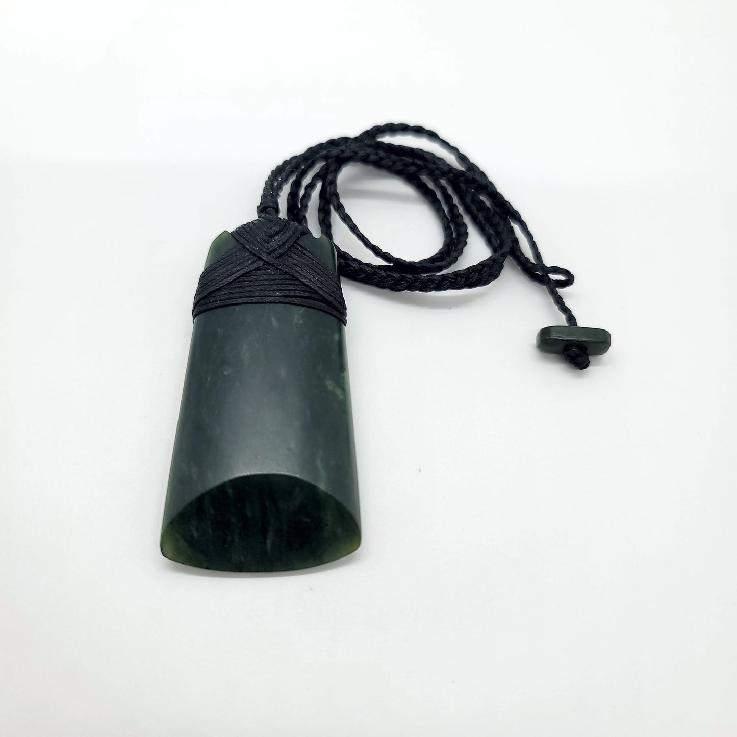 Nephrite Jade Lg Toki w Natrual Finish