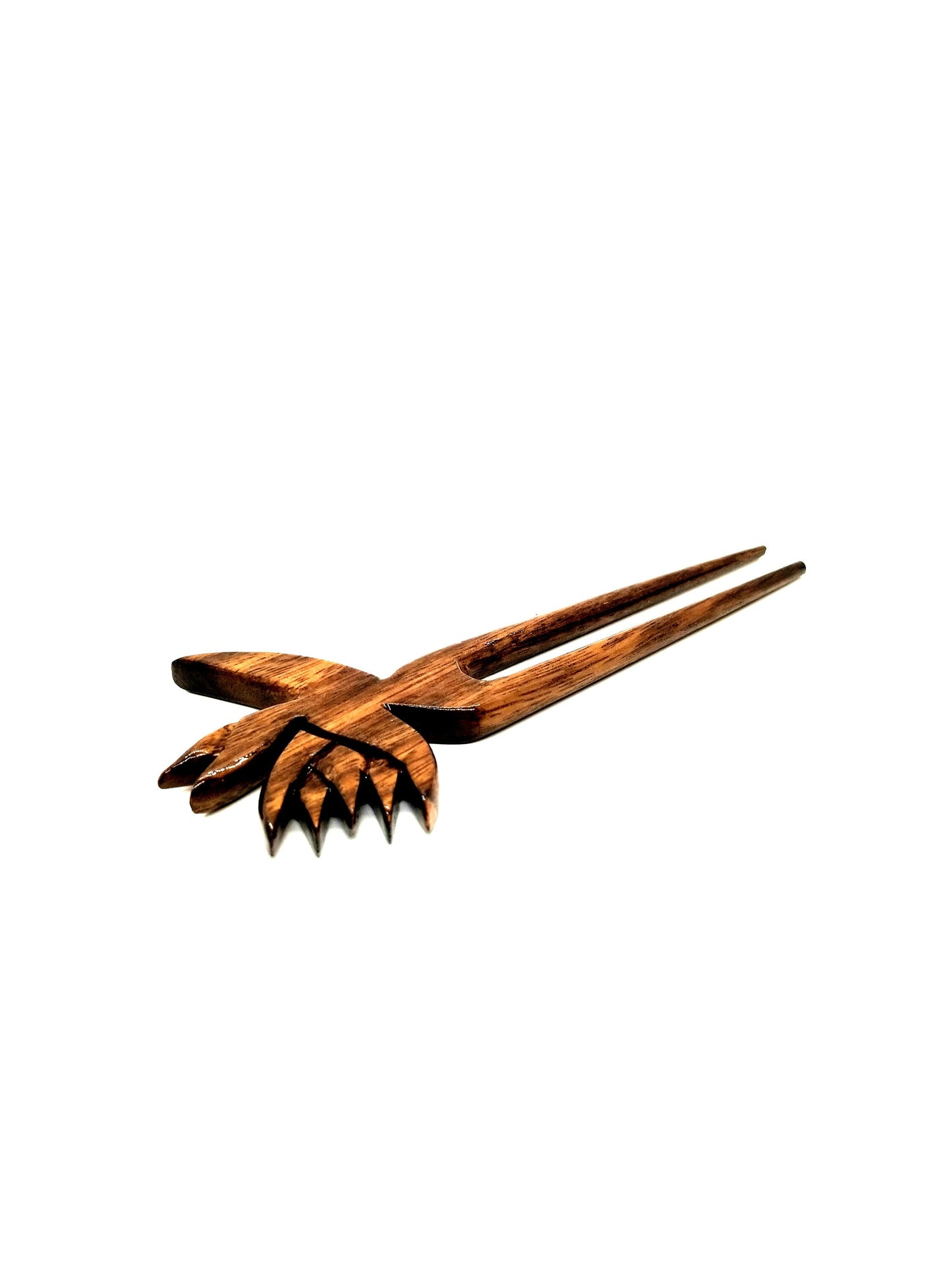 Koa Bird of Paradise 2 Prong