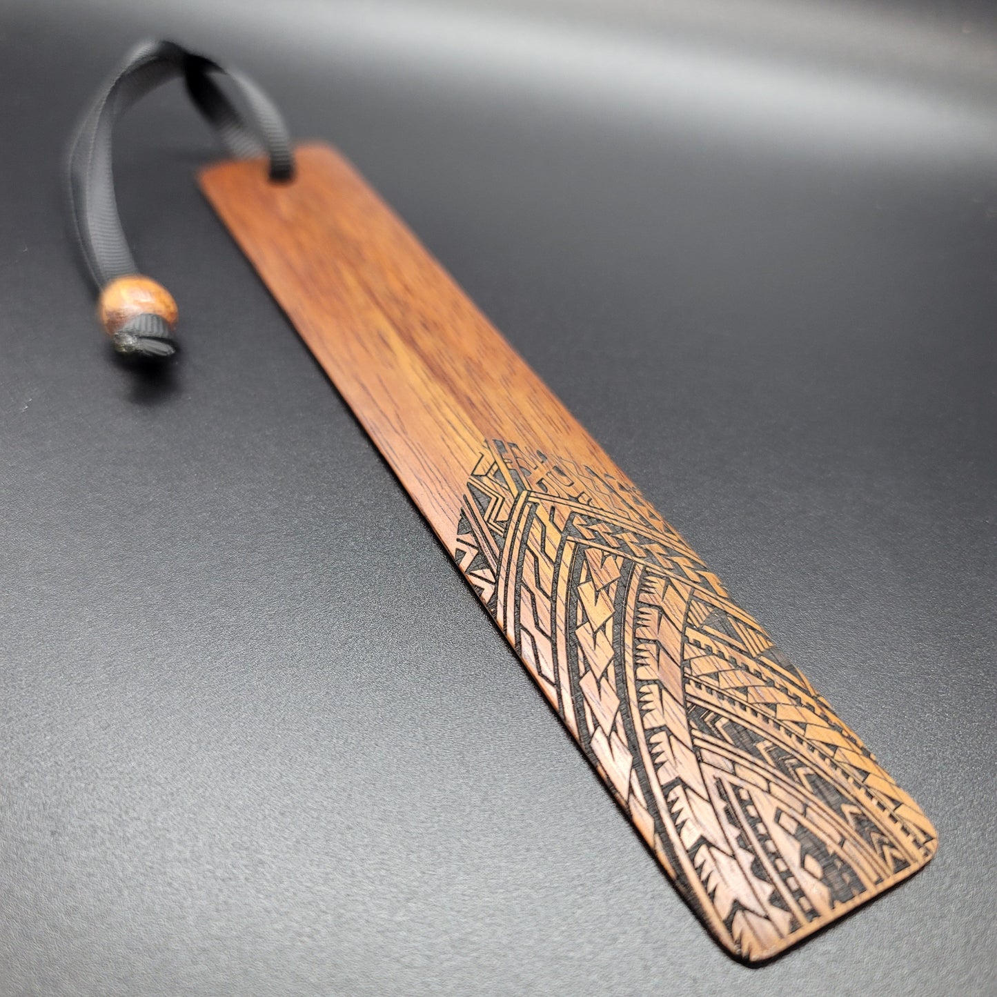 Koa Wood Engraved Bookmark