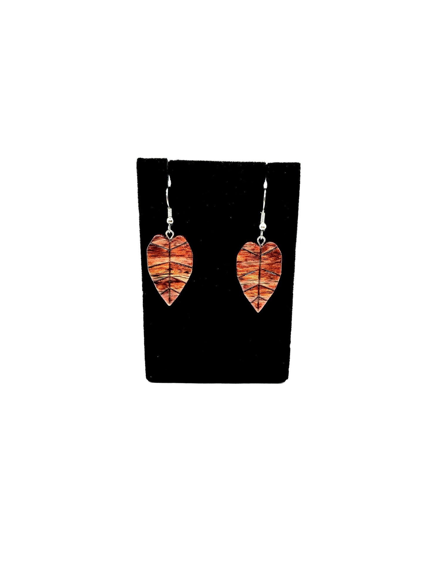 Koa Taro Earrings