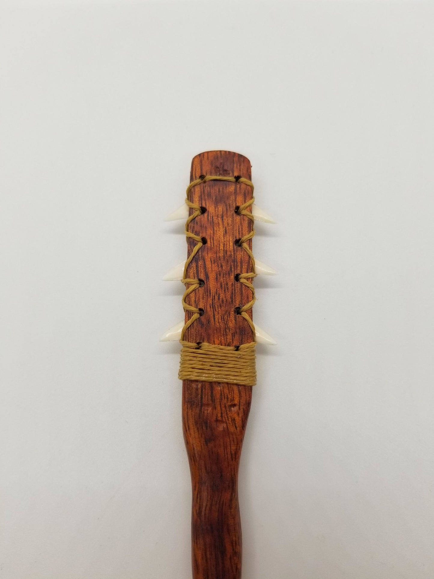 Koa Single Prong w/ Sharks Teeth