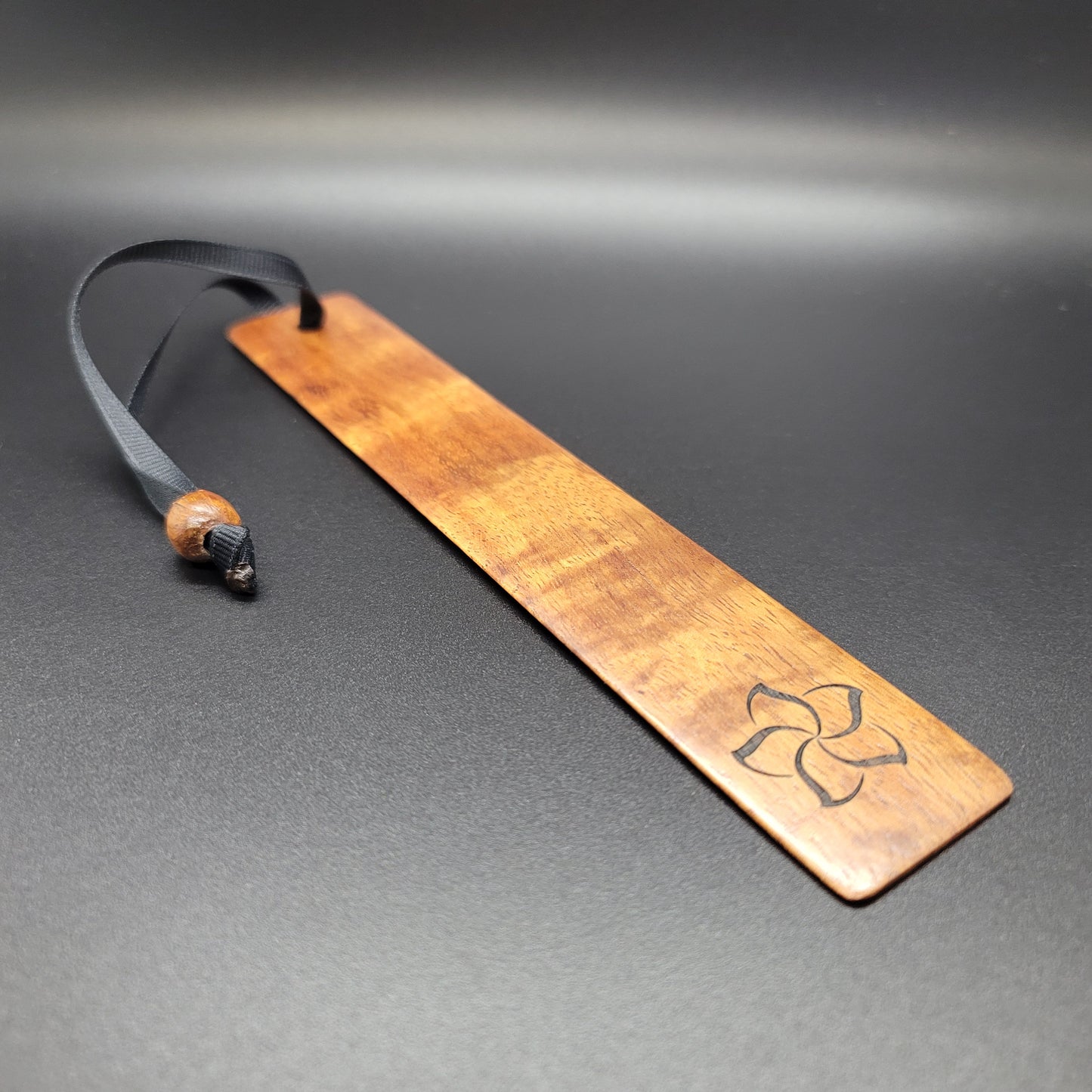 Koa Wood Engraved Bookmark