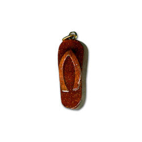 Small Koa Slipper Pendant