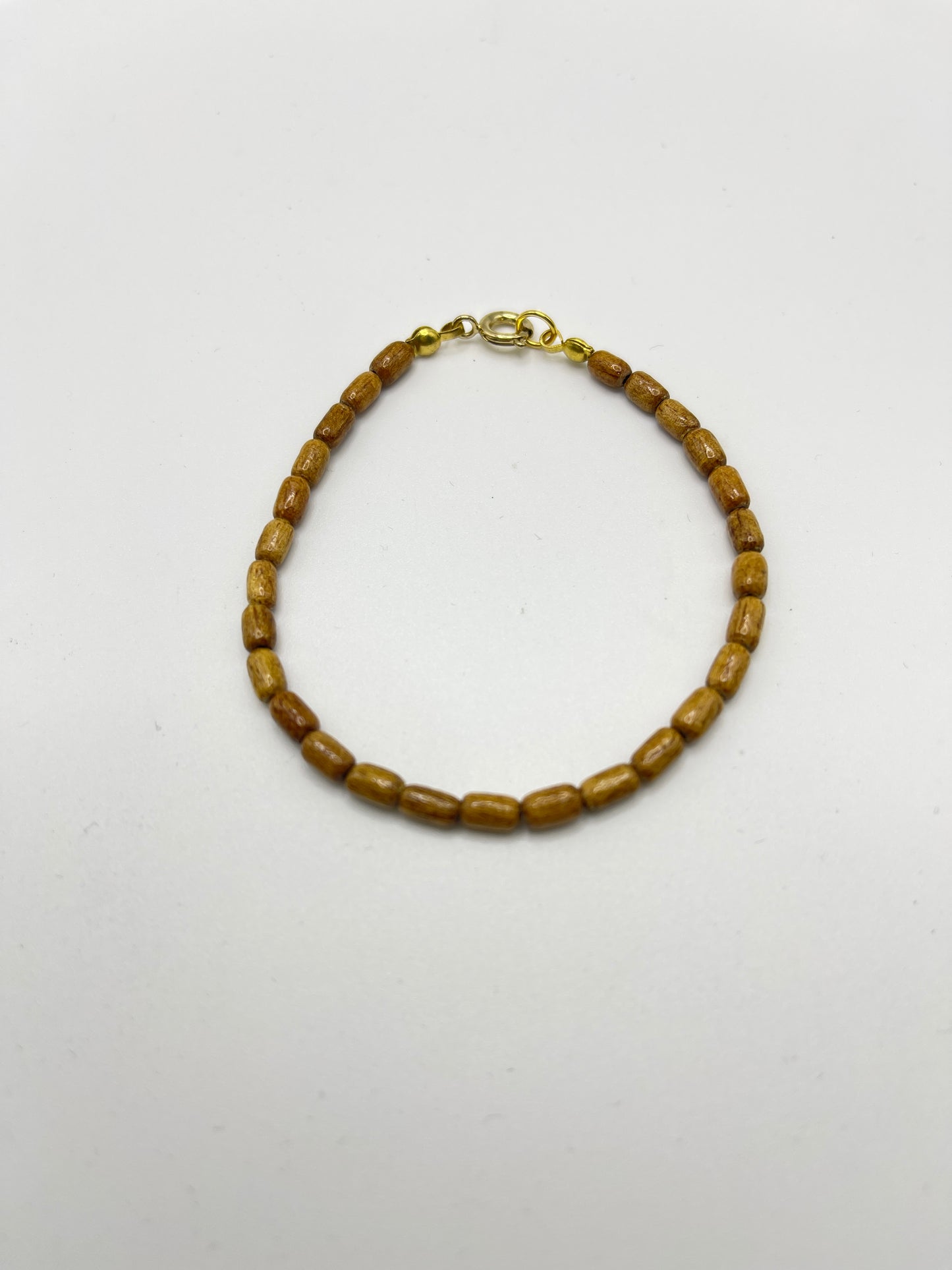 Koa Rice Bead Clasp Bracelet