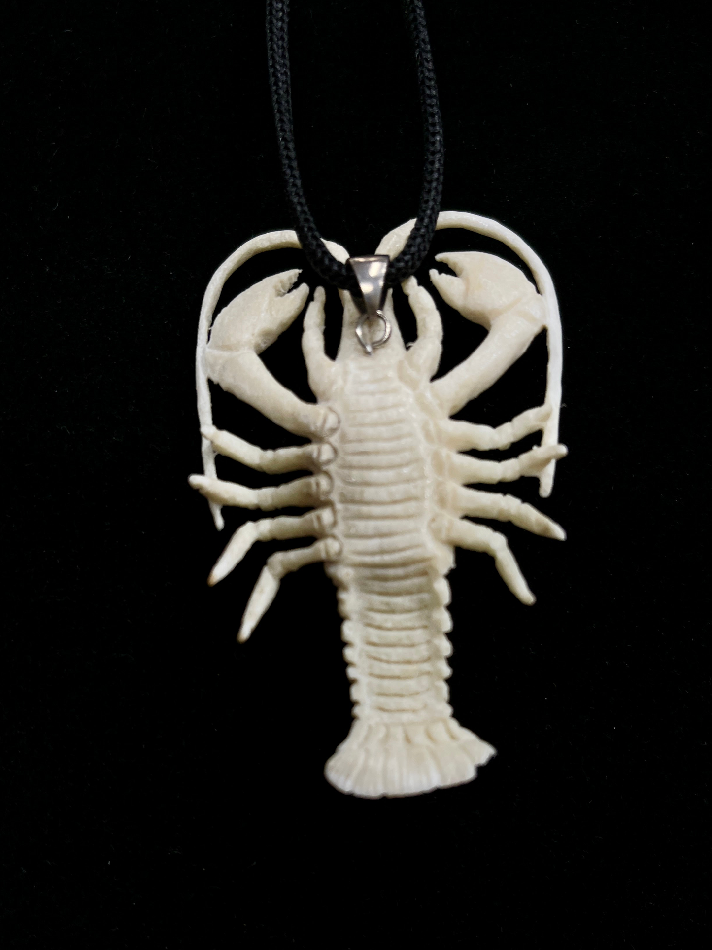 Antler Lobster Pendant
