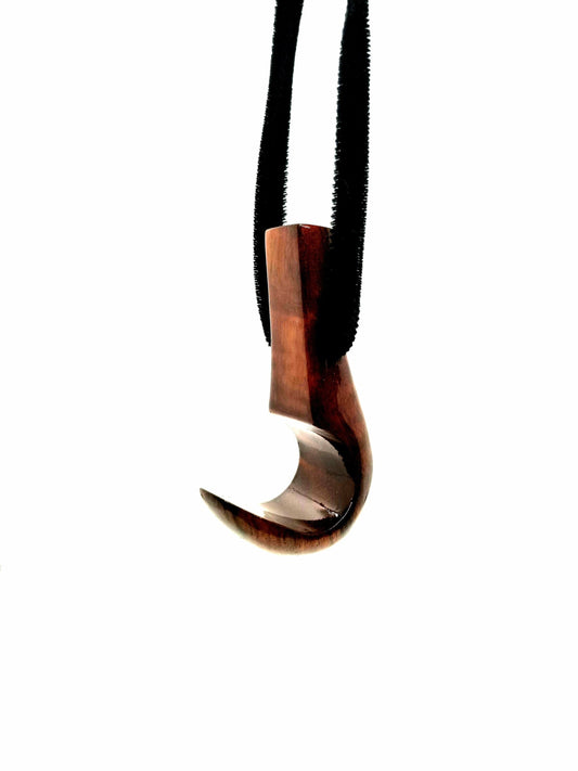 Koa Palaua w/ Black Velvet Cord