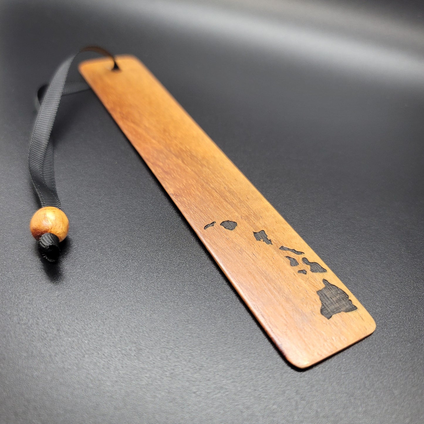 Koa Wood Engraved Bookmark