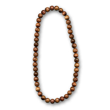 12mm Koa Round Bead Necklace