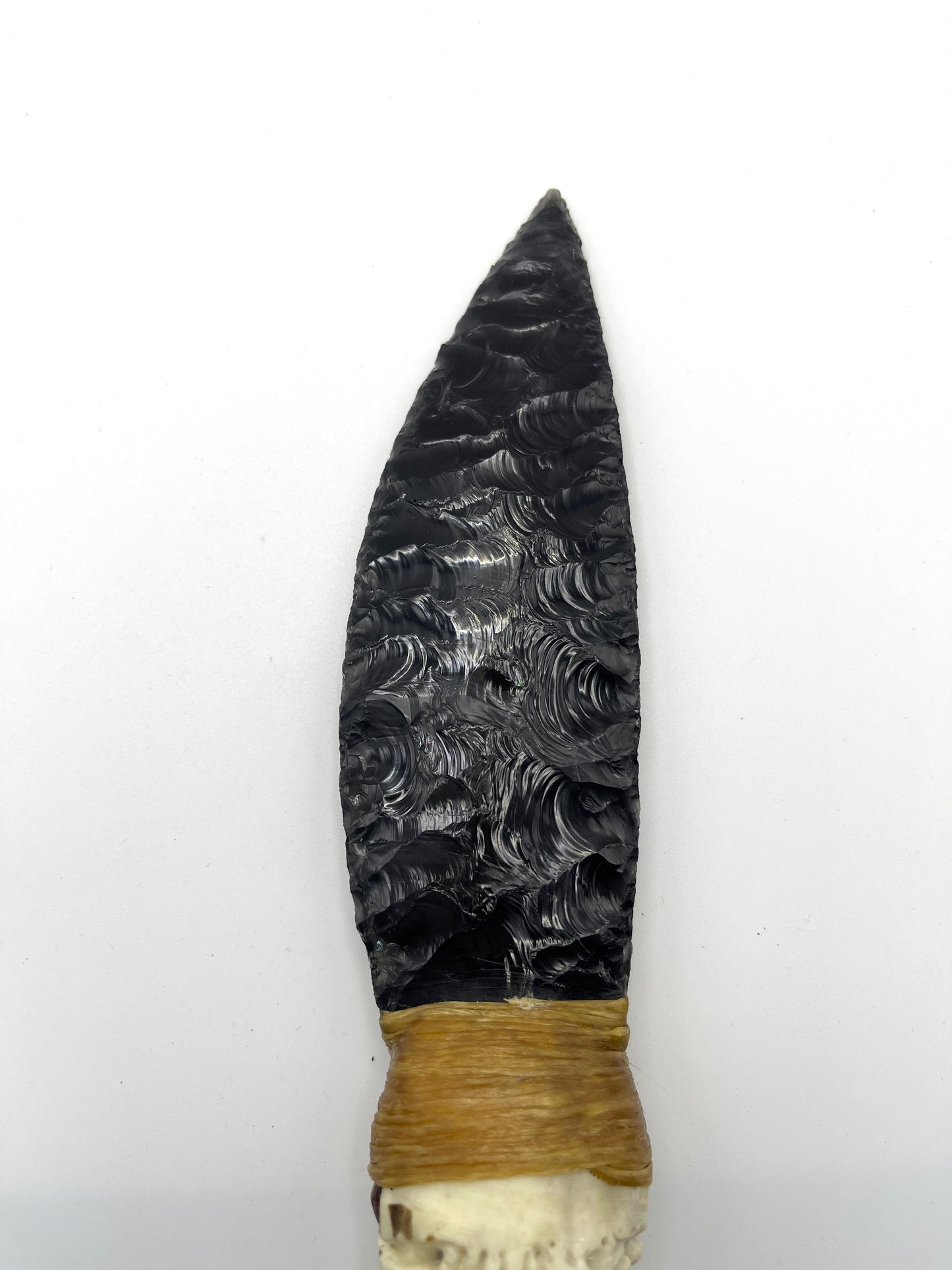 Antler/Obsidian Knife “Reaper”