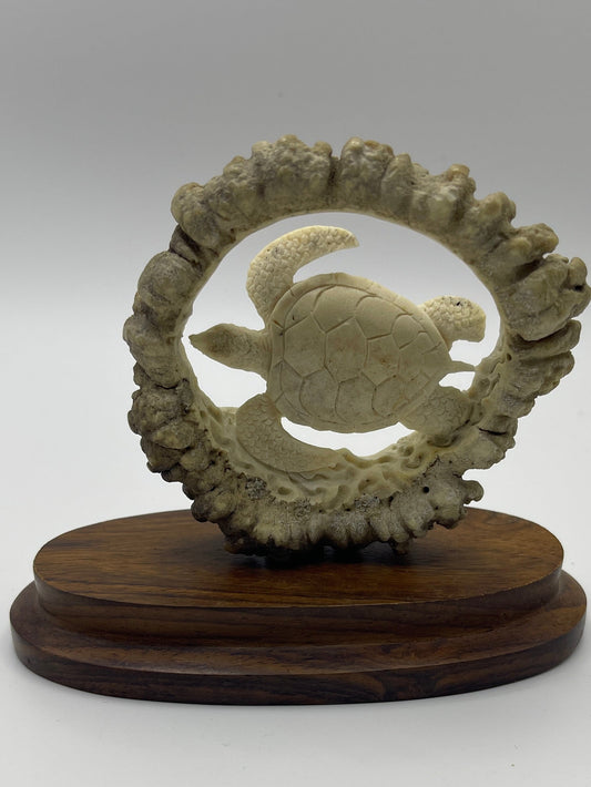 Antler Honu on Stand