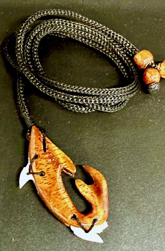 Koa Shark w/ Shark's Teeth