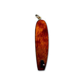 Small Koa Longboard Pendant