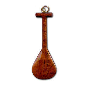 Large Koa T-Handle Paddle Pendant